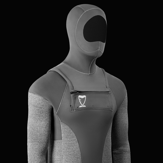 5mm Chest Zip Wetsuit Steamer With Hood - sharkstop.co