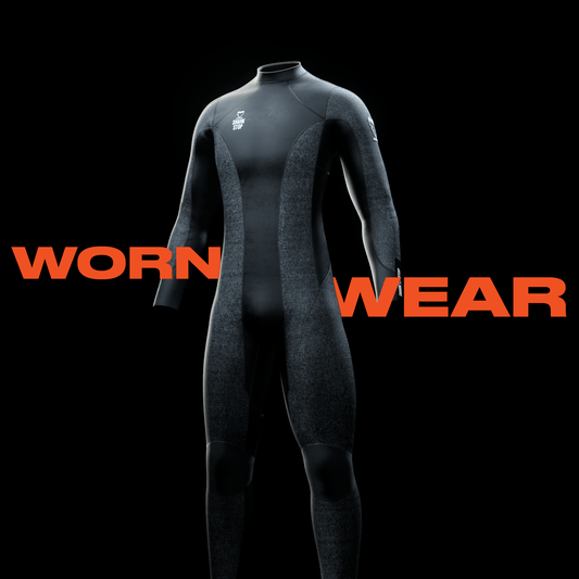 Worn Wear - Back Zip Wetsuit - sharkstop.co