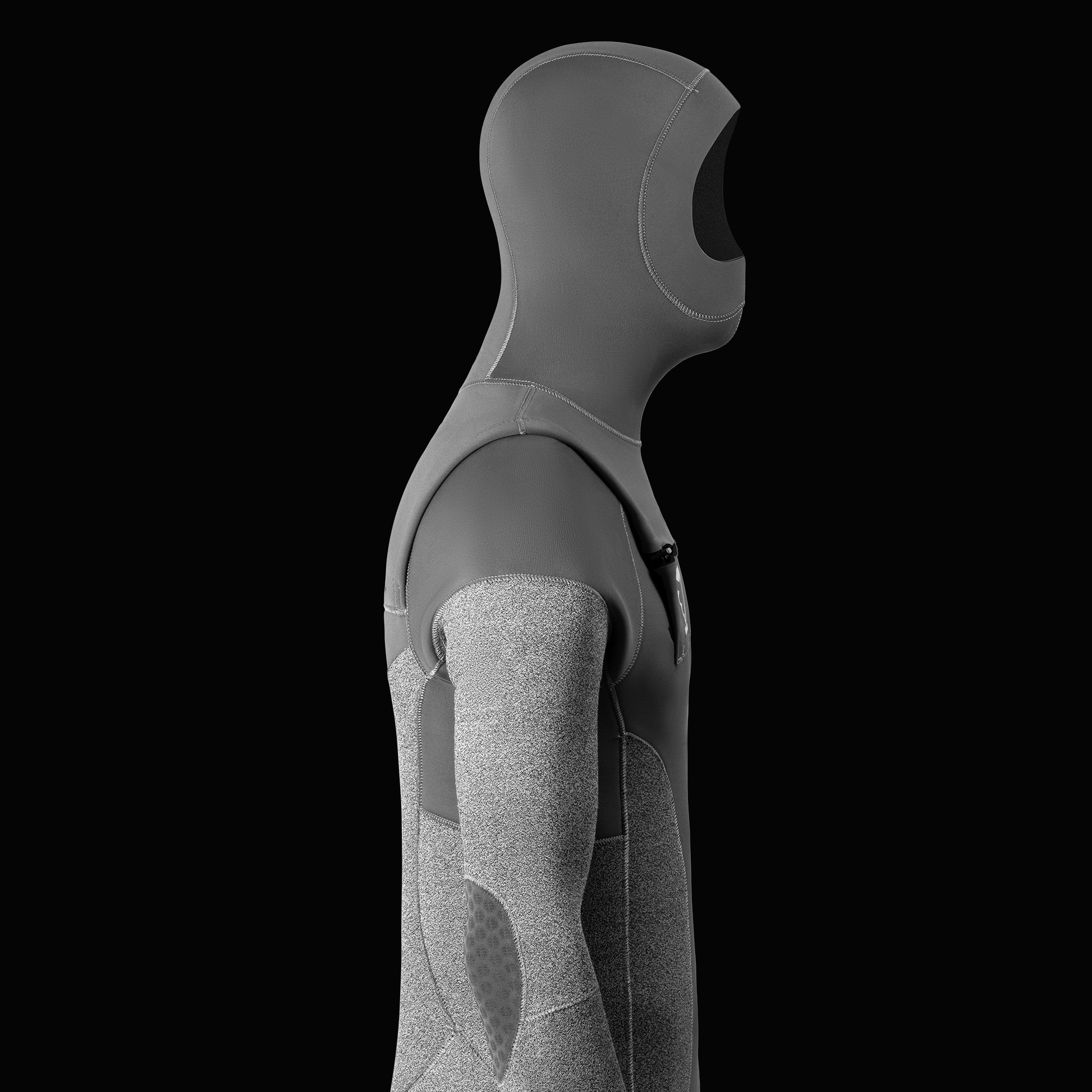 5mm Chest Zip Wetsuit Steamer With Hood - sharkstop.co