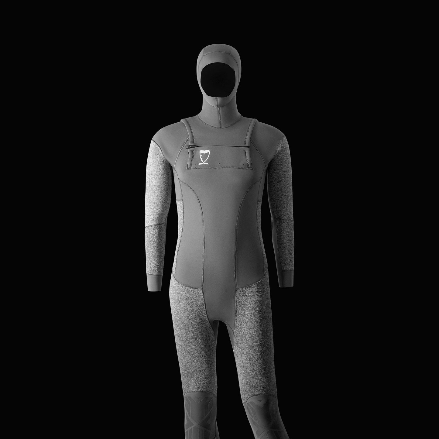 5mm FLEX Chest Zip Wetsuit Steamer With Hood | Shark Stop - Shark Stop