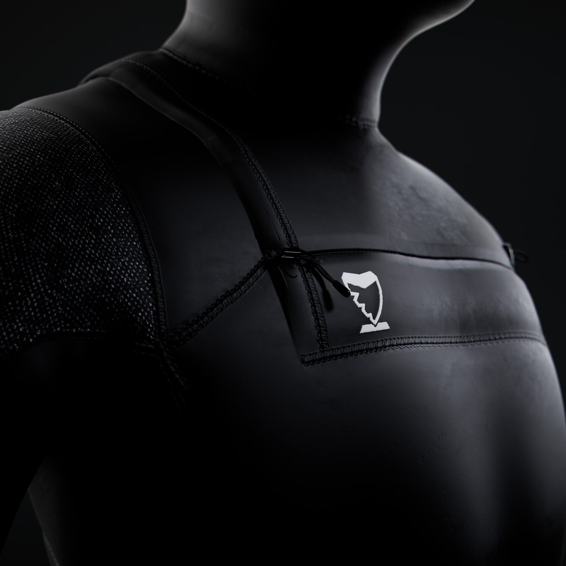 5mm FLEX Chest Zip Wetsuit Steamer With Hood | Shark Stop - sharkstop.co