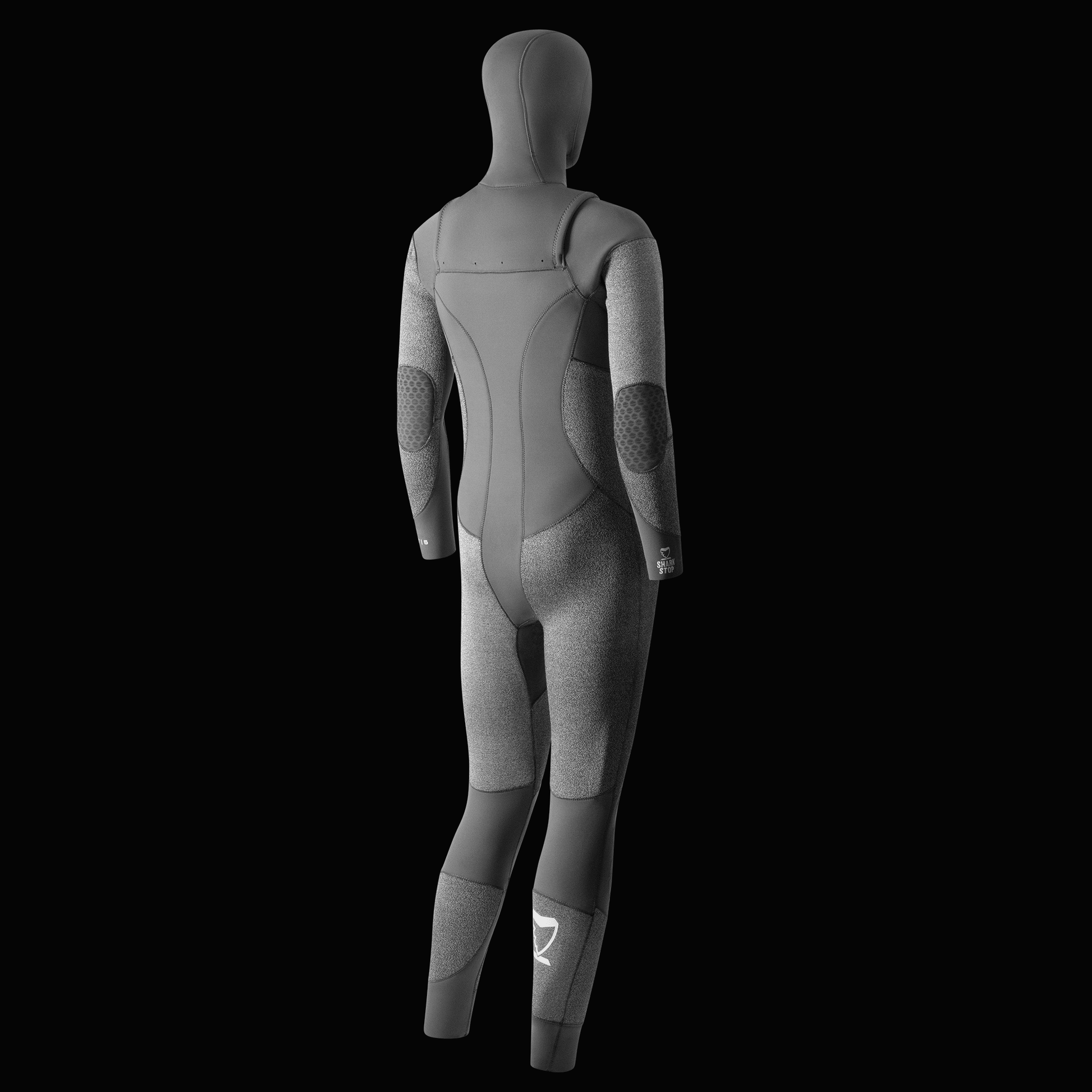 5mm FLEX Chest Zip Wetsuit Steamer With Hood | Shark Stop - Shark Stop