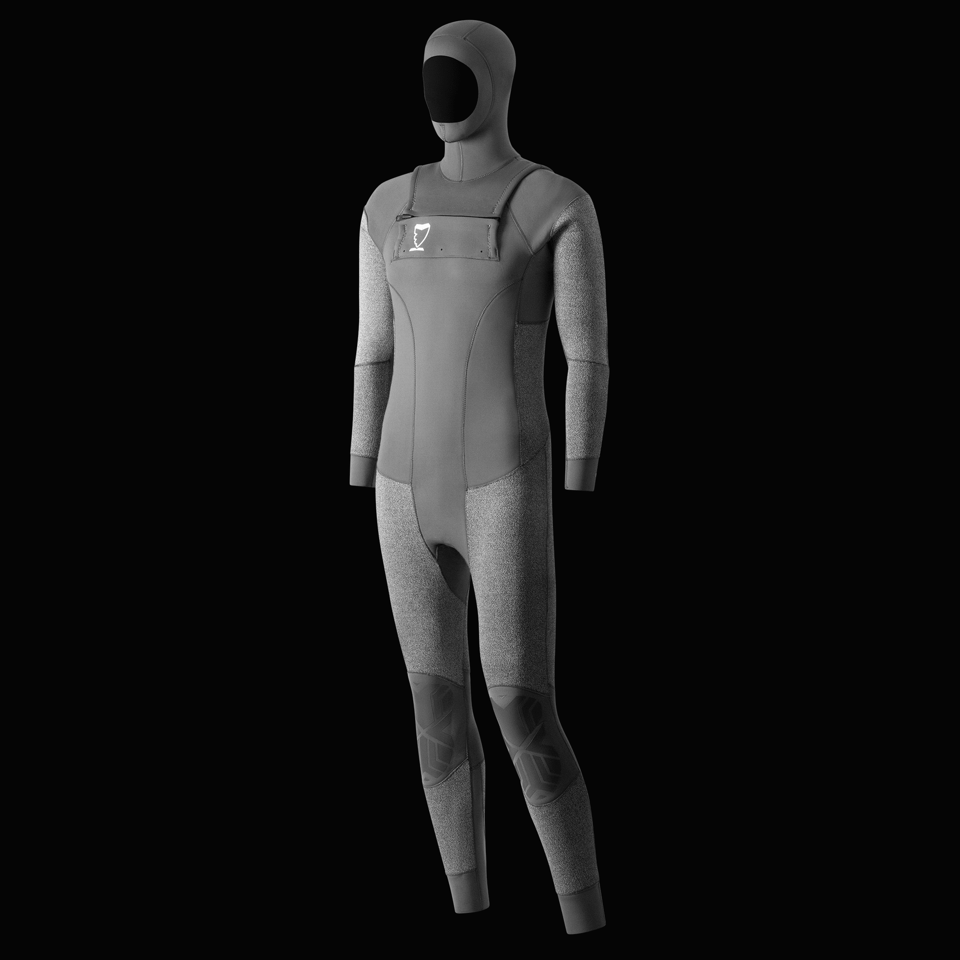 5mm FLEX Chest Zip Wetsuit Steamer With Hood | Shark Stop - Shark Stop