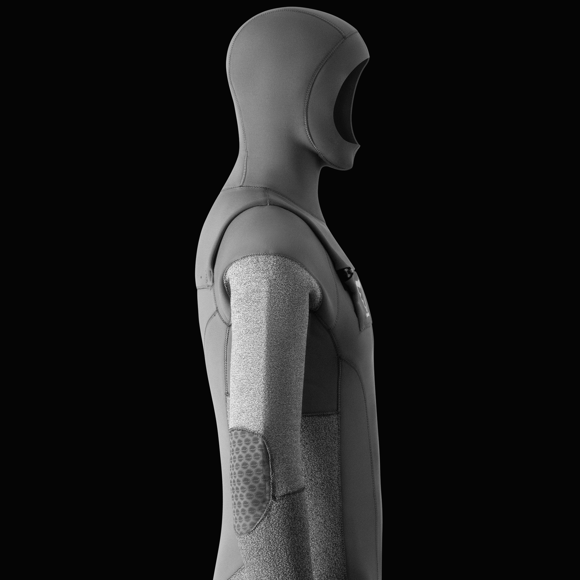 5mm FLEX Chest Zip Wetsuit Steamer With Hood | Shark Stop - Shark Stop